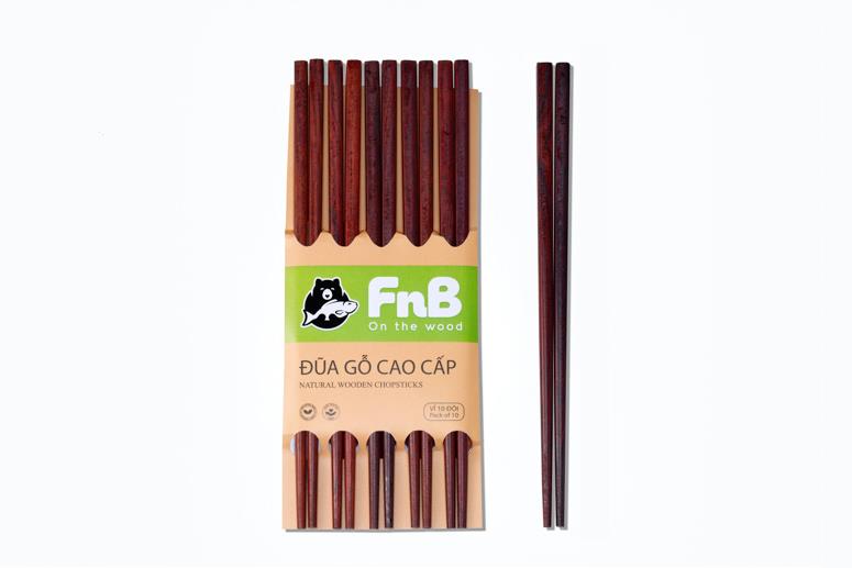 ĐŨA GỖ TRẮC ĐEN FnB CAO CẤP 10 ĐÔI